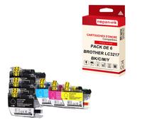 NOPAN-INK - x6 Cartouches compatibles pour BROTHER LC 3217 XL LC3217XL (Pot à crayon) compatibles BROTHER Brother MFC-J 5330 DW 5330 DW XL 5335 DW 573