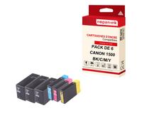 NOPAN-INK - x6 Cartouches compatibles pour CANON PGI 1500 XL PGI 1500XL compatibles CANON Canon Maxify MB 2000 Series MB 2050 MB 2100 Series MB 2150 M