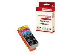 NOPAN-INK - x6 Cartouches compatibles pour EPSON 202 XL 202XL (Kiwi) compatibles EPSON Epson Expression Premium XP-6000 XP-6005 XP-6100 XP-6100 Series