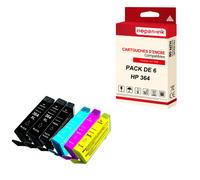 NOPAN-INK - x6 Cartouches compatibles pour HP 364 XL 364XL compatibles HP HP DeskJet D 5400 Series 5445 5460 OfficeJet 7515 PhotoSmart 7510 e-All-in-O