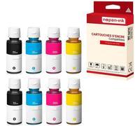 NOPAN-INK - x8 Cartouche compatible pour HP 32 XL 1VV24AE 33 - 32 XL Noir x2 + Cyan X2 + Magenta X2 + Yellow X2 31 XL 1VU26AE 1VU27AE 1VU28AE
