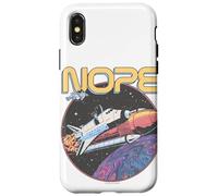 Nope Funny Astronaute Space Mission Planet Rocket Science Coque pour iPhone X/XS
