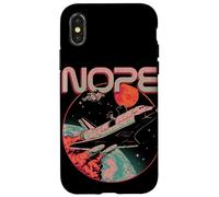 Nope Funny Astronaute Space Mission Rocket Science Moon Coque pour iPhone X/XS
