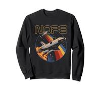 Nope Funny Astronaute Space Mission Rocket Science Moon Sweatshirt
