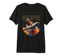 Nope Funny Astronaute Space Mission Rocket Science Moon T-Shirt Haut de Gamme