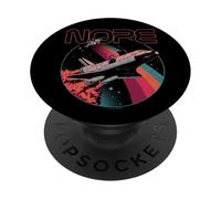Nope Funny Astronaute Space Universe Rocket Science Moon PopSockets PopGrip Adhésif