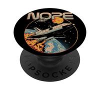 Nope Funny Astronaute Space Universe Rocket Science Moon PopSockets PopGrip Adhésif