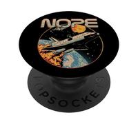 Nope Funny Astronaute Space Universe Rocket Science Moon PopSockets PopGrip Adhésif