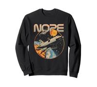 Nope Funny Astronaute Space Universe Rocket Science Moon Sweatshirt