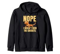 Nope I Haven't Seen The Crickets Funny Dragon Barbus Sweat à Capuche