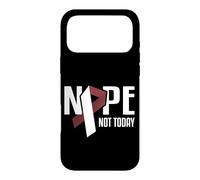 Nope Not Today Cancer Tête et Cou Bordeaux Coque pour iPhone 17 Pro Max