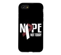 Nope Not Today Cancer Tête et Cou Bordeaux Coque pour iPhone SE (2020) / 7/8