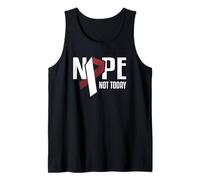 Nope Not Today Cancer Tête et Cou Bordeaux Débardeur
