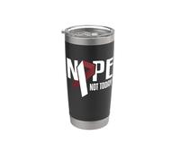 Nope Not Today Cancer Tête et Cou Bordeaux Gobelet isotherme en acier inoxydable double paroi