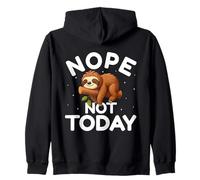 Nope Not Today - Funny Lazy Sloth Lover Men Women Kids Sweat à Capuche