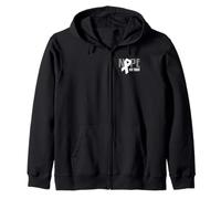 Nope Not Today Lung Cancer Ruban de Soutien Blanc Sweat à Capuche