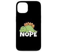 Nope Not Today No Funny Lazy Dinosaur Cute Stegosaurus Coque pour iPhone 13