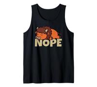 Nope Not Today Paresse Bison Paresseux Débardeur