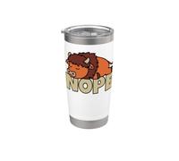 Nope Not Today Paresse Bison Paresseux Gobelet isotherme en acier inoxydable double paroi
