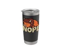 Nope Not Today Paresse Bison Paresseux Gobelet isotherme en acier inoxydable double paroi