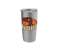 Nope Not Today Paresse Bison Paresseux Gobelet isotherme en acier inoxydable double paroi