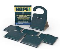NOPE! Pièges Anti Mites Textiles 3 x 2 - Inodore & Non Toxique - À Base de Phéromones - Protection Efficace pour Vêtements