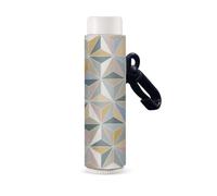 Nopersonality Porte-clé élastique pour baume à lèvres avec motif géométrique abstrait, étui de protection cool pour homme et femme, Géométrie abstraite, Taille unique