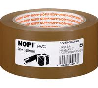 Nopi 57215-00000-01 Verpackungsklebeband PVC - 50 mm x 66 m, braun