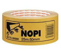 Nopi Bande de pose pour moquette - 25 m x 50 mm | Ruban adhésif universel - Bricolage, loisirs créatifs, fixation de photos, de tapis et bien plus encore - Fiable et durable