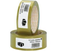 NOPI Ruban adhésif d'emballage en PVC, 50 mm x 66 m, marron