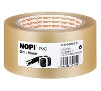 NOPI Ruban adhésif d'emballage en PVC,50mm x 66m,transparent