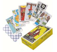 NOPKESV 1 jeu de tarot divinatoire,Cartes de Tarot avec Livre pour débutants - Cats Rule The Earth (10,6 * 6,2 cm)