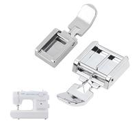 NOPKESV 2pcs Pied de Biche Machine à Coudre étroit pour Fermeture Éclair,mince,universel,compatible avec Janome,Pied à Fermeture Éclair à Clipser,Compatible avec Tous Les modèles à Tige Basse Snap-On