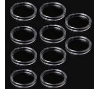 NOPKESV Lot de 10,capsules pour 2 euros,boîtier de collection,capsules en plastique,support,conteneur,rangement,münzkapseln,münzen aufbewahrung,münzen box,hüllen (40mm) (Transparente)
