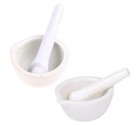NOPOXA Ensemble de mortier et pilon en porcelaine pour meuler l'ail