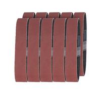 NOPOXA Lot de 10 bandes abrasives 25 x 330 mm Grain 120//600 Bande abrasive pratique pour le polissage du bois et du métal