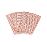 NOPOXA Lot de 5 plaques de prototypage de circuit imprimé en bakélite