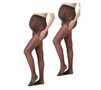 Noppies Lot de 2 Collants de maternité 20 Deniers, Femme