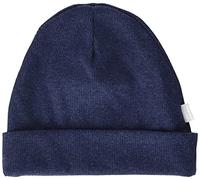 Noppies U Hat Rib Nevel Capuchon, Navy Melange-P758, 3-6 Mois Mixte bébé