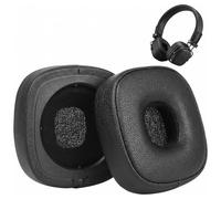 NOPVUFA 1 Paire de Coussinets de Rechange pour Major IV Bluetooth, Oreillettes en Cuir Protéiné et Mousse à Mémoire de Forme, Accessoires Casque Major 4 - Noir