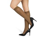 NOQ Chaussettes pour femme - Couleur unie - 40 deniers - Microfibre opaque mat - Classique - Taille unique - Chaussettes Marta