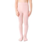NOQ Collants fins pour enfant avec joli imprimé pour fille Motif 40 deniers Cérémonie de danse décontractée, Zojka Rose Poudre, 140-146