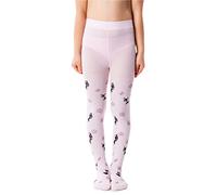NOQ Collants fins pour enfants avec beau imprimé fille à motifs 40 deniers école cérémonie danse décontracté, 122-128