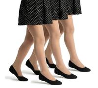 NOQ Collants pour fille 20 Den Semi-transparents Avec Pieds Doux Pour Danse De Ballet Collants Décontractés Unis Pour Adolescents Bas De Tous Les Jours Ala Lot de 3 Naturel 128-134 cm 8-9 ans