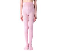 NOQ Collants pour fille avec motif effet 3D Uni Danse Gymnastique Fancy Outfit Little Princess, Nazca Cotton Candy, 146/152 cm