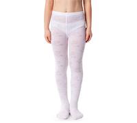 NOQ Collants pour filles avec motif 3D effet uni - Pour danse, gymnastique, tenue fantaisie - Petite princesse, 80-86