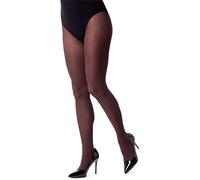 NOQ Collants unis pour femme 40 deniers collants colorés décontractés collants sensuels avec pied semi-transparent Mireille, Bronze., S