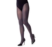 NOQ Collants unis pour femme 40 deniers collants colorés décontractés collants sensuels avec pied semi-transparent Mireille, Anthracite, M