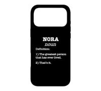 Nora Funny Definition/nom personnalisé pour Femme Coque pour iPhone 17 Pro Max