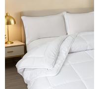 NORA HOME Couette 240x220 4 Saisons Blanc adaptée pour Toute l'année. Lot de 2 couettes en Fibre 3D au Toucher de Plume. 3 en 1 (125 + 250 = 375 g/m²). Niveau Thermique de 1 à 4,5/5 - Duet